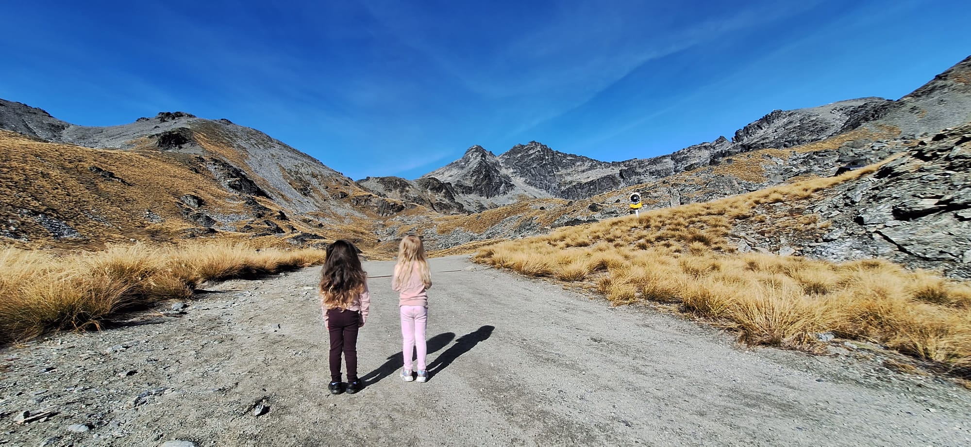 Lake Alta with Granddaughters